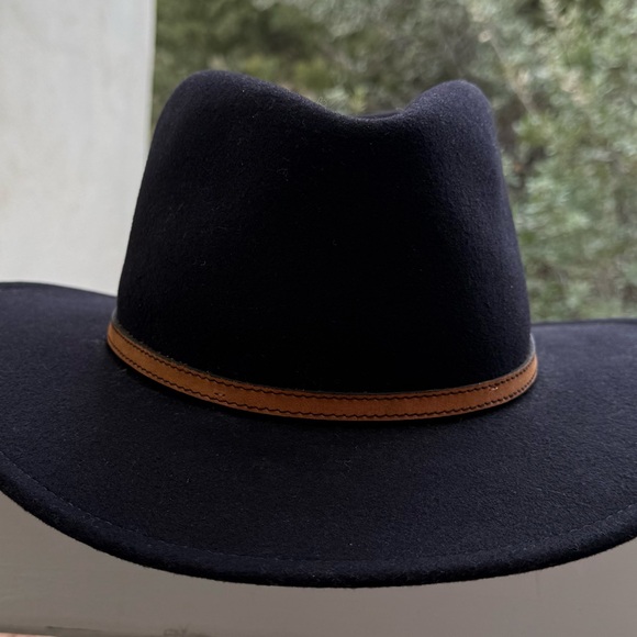 Stetson Accessories - Stetson Black Hat with Brown Band